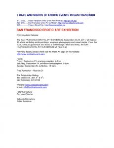 Erotic Art Exhibition Returns To San Francisco
